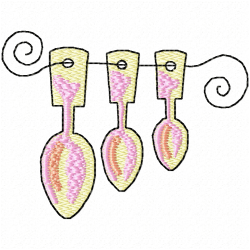 Kitchen And Tools Equipment Embroidery Design 7